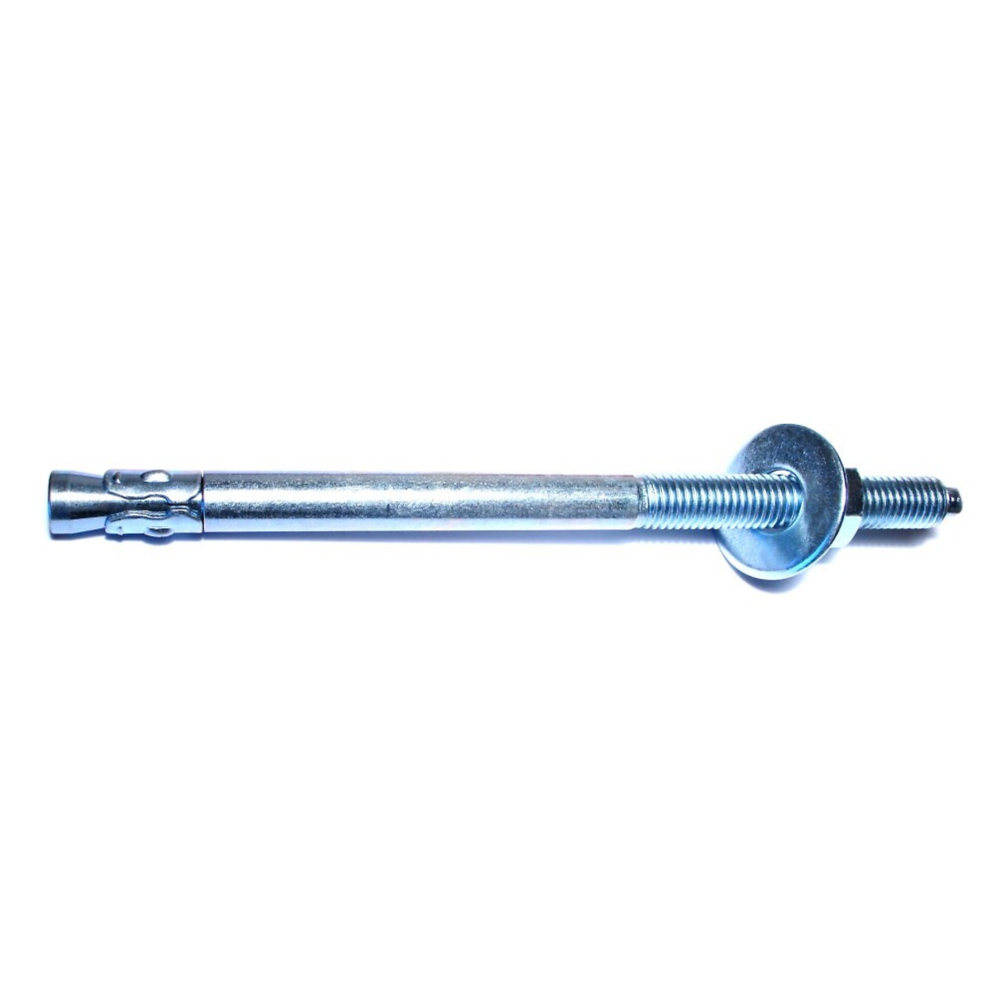 Midwest Fastener Concrete Wedge Anchors - 5/8in. x 10in., Zinc Plated, Grade 2 Steel, 10 Pcs, Model# 04139